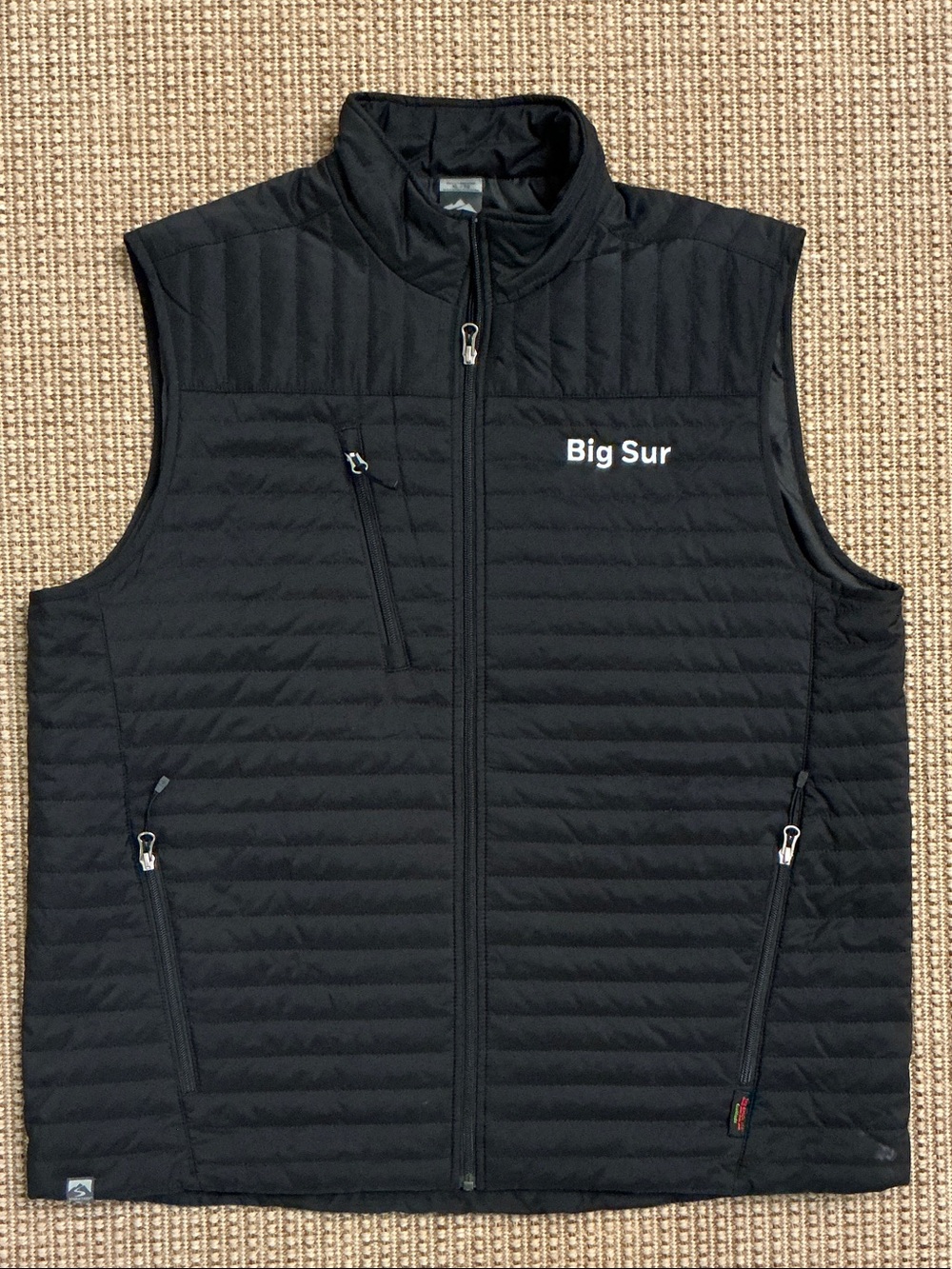 Storm Creek Big Sur Men’s Black Quilted Lightweight Vest